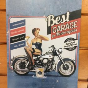 Tranh inox Hình Cô Gái Đang Ngồi Trên Moto