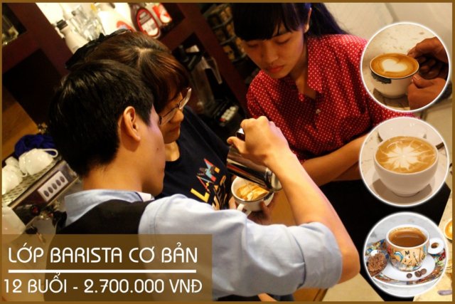 Đào Tạo Barista – Lớp Học Barista – Latte Art