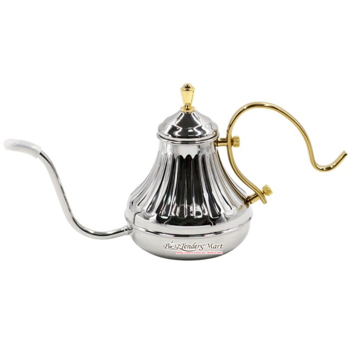 binh-dun-nuoc-mau-bac Bình Đun Nước Coffee Drip Kettle Màu Bạc (450cc)
