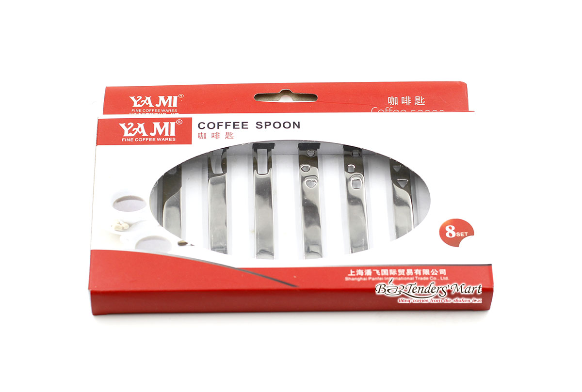 Set 8 Muỗng Cà Phê Inox - Coffee Spoon - Siêu Thị Dụng Cụ Bar và Cafe