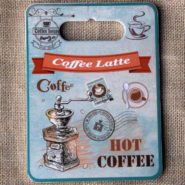 Tranh Sứ Hình Chữ Nhật Coffee Latte