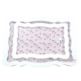 Bộ Khay Chữ Nhật Vintage Bằng Gỗ