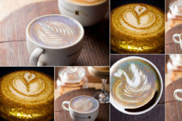 Các Ly cafe cappuccino lấp lánh độc đáo