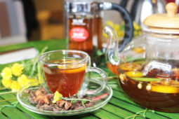 Hướng dẫn pha chế KUMQUAT HERBAL RED TEA