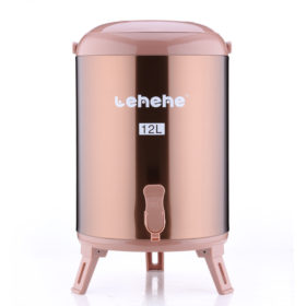 Bình Ủ Trà LEHEHE Màu Vàng Đồng (12L)