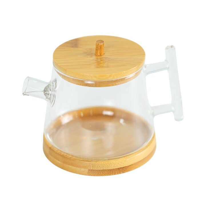 bình-thuy-tinh Ấm Trà Chikao Nắp Gỗ