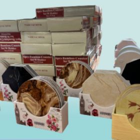 Bộ Lót Ly Gỗ-6 cái