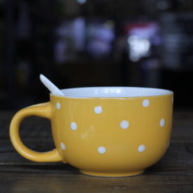 Ly Sứ Coffee Có muỗng