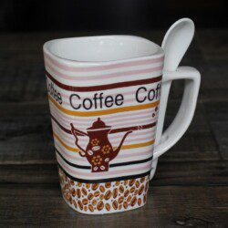 Ly Sứ Coffee Có muỗng 1 Ly Sứ Coffee Có muỗng - Hình ảnh 1