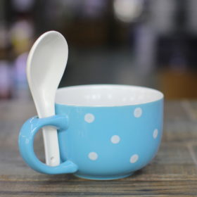 Ly Sứ Coffee Có muỗng