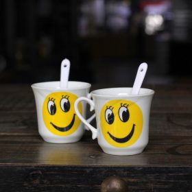 Ly sứ nhỏ smile cup bộ 2 ly