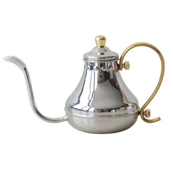 Bình Đun Nước Coffee Drip Kettle Màu Bạc (650cc)