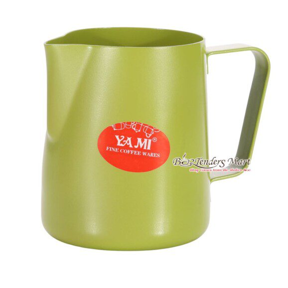 Ca Đánh Sữa YaMi Màu Xanh Lá - Teflon Milk Pitcher