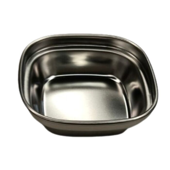 khay-inox KHAY TOPPING MÀU BẠC 8CM