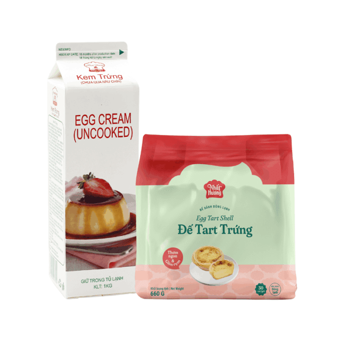 combo-trung-1 Combo Đế Bánh Tart Trứng và Kem Trứng Nhất Hương