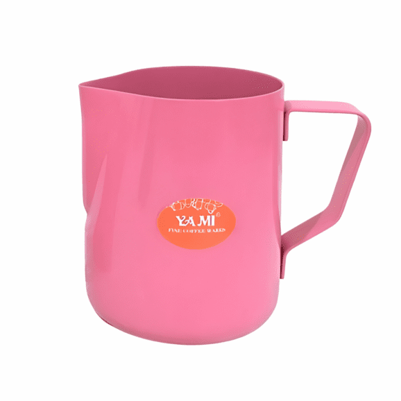 Ca Đánh Sữa YaMi Màu Hồng – Teflon Milk Pitcher