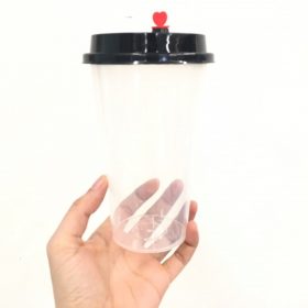 Ly Nhựa Take Away Nắp Tim (500ml)