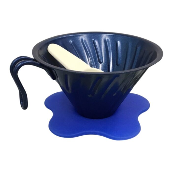 pheu-loc-lookyami-xanh-duong Phễu Lọc Inox Đế Cao Su Màu Xanh Dương Lookyami