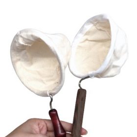 Vợt lọc cafe cán gỗ 10cm