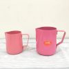 ca danh sua yami 300ml mau hong teflon milk pitcher