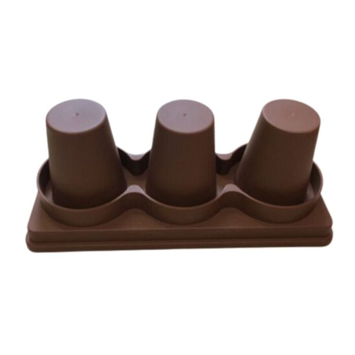 ke-de-ly-3-dau-mau-nau Kệ Để Ly Ba Đầu Màu Nâu