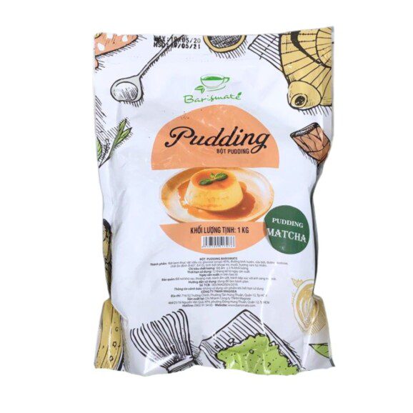 Bột Pudding Matcha Barismate (1kg)