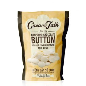 Sô Cô La Compound Trắng Dạng Nút Áo Cacao Talk (1kg)