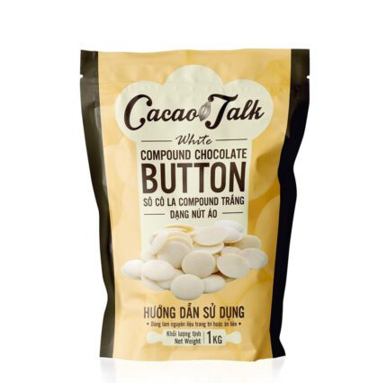 Sô Cô La Compound Trắng Dạng Nút Áo Cacao Talk (1kg)
