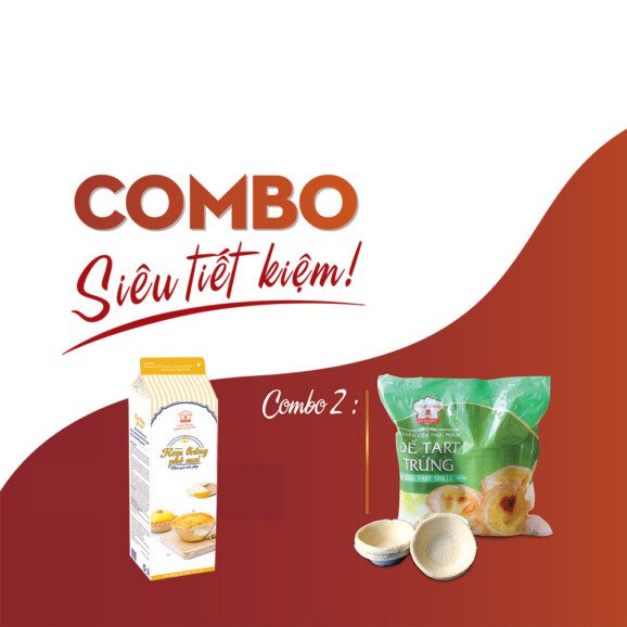 combo banh tart trung va kem phomai 1