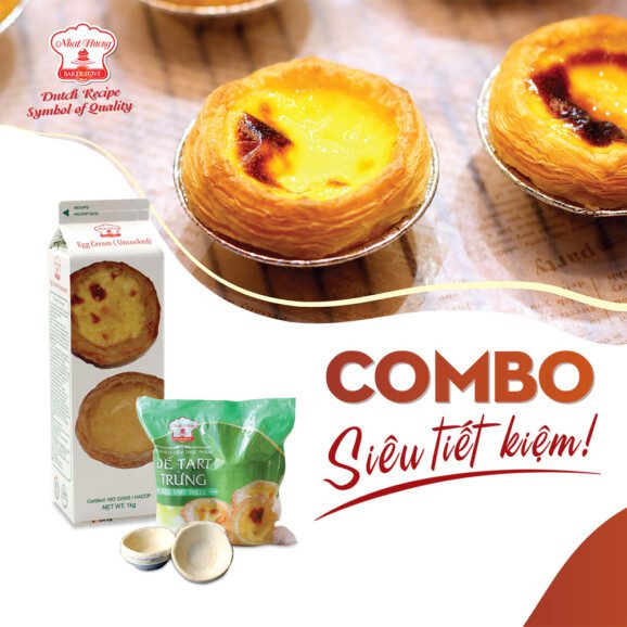 combo banh tart trung va kem trung sieu re 1