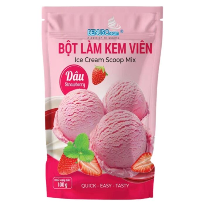 bot-lam-kem-vien-dau Bột Làm Kem Viên Vị Dâu (100g)