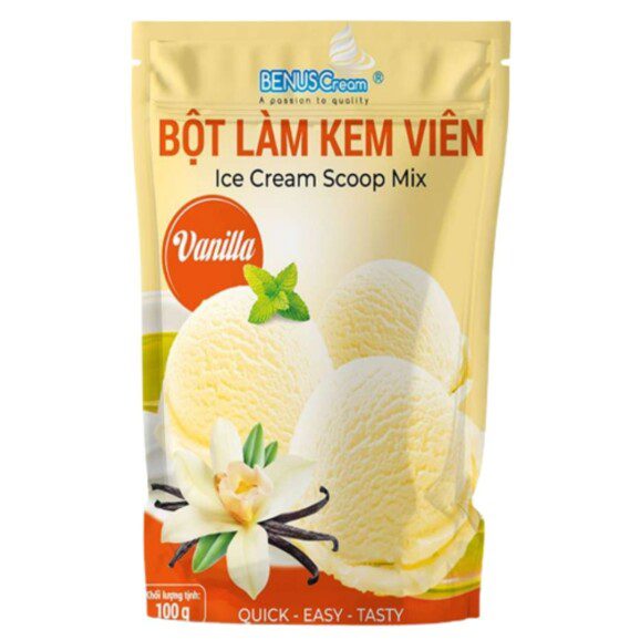 Bột Làm Kem Viên Vị Vani (100g)