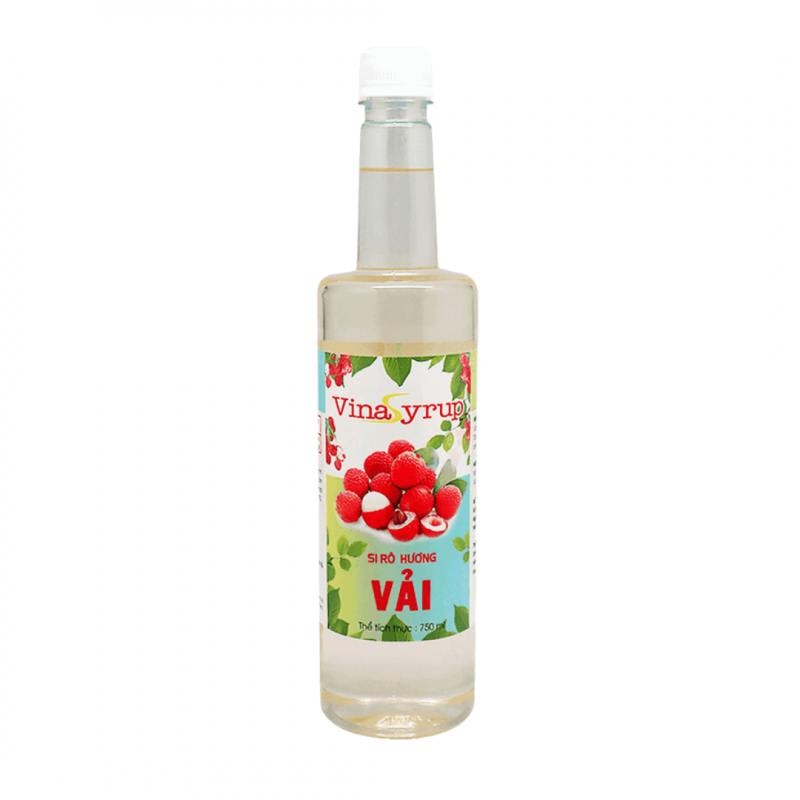 Vado Syrup Siro Vải Vina - Vina Syrup Vải (750ml) - Siêu Thị Dụng Cụ Bar và Cafe