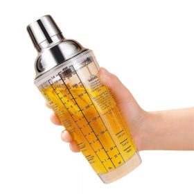 Shaker Thuỷ Tinh Đầu Inox (400ml)