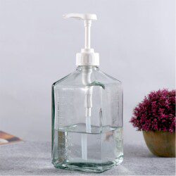 Bình bơm đường thủy tinh đựng1100ml 1 bình thủy tinh đựng syrup