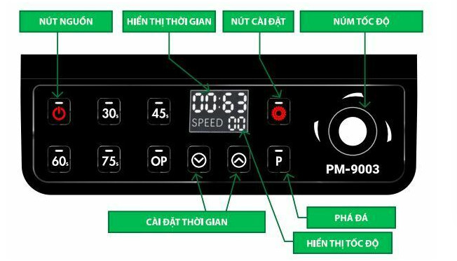 may xay sinh to promix 9003 q