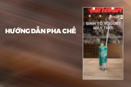 Hướng dẫn pha chế Sinh tố Yogurt Mây Trời