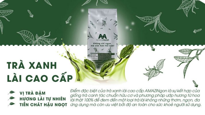 Trà xanh lài cao cấp AMAZINgon