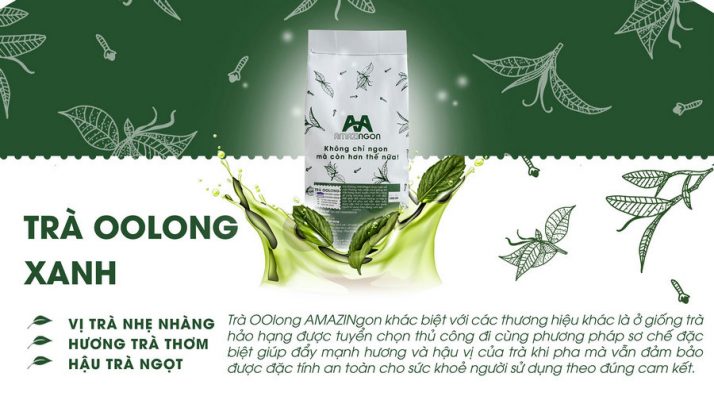 Trà Oolong xanh cao cấp AMAZINgon