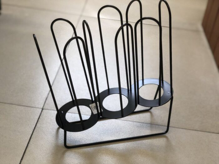 ke de ly 3 lo KỆ ĐỂ LY 3 LỖ SẮT ĐEN