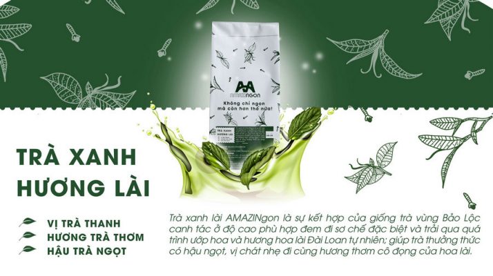 Trà xanh hương lài AMAZINgon 500gram