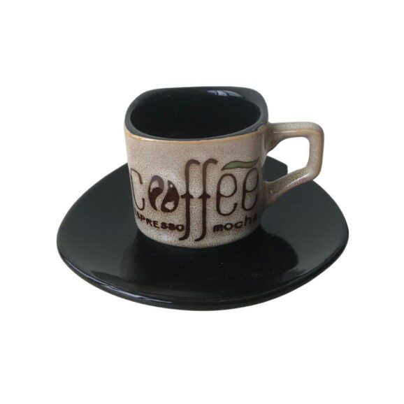 Ly Sứ Bóng Coffee Bộ Nhỏ D37953-12 Vuông