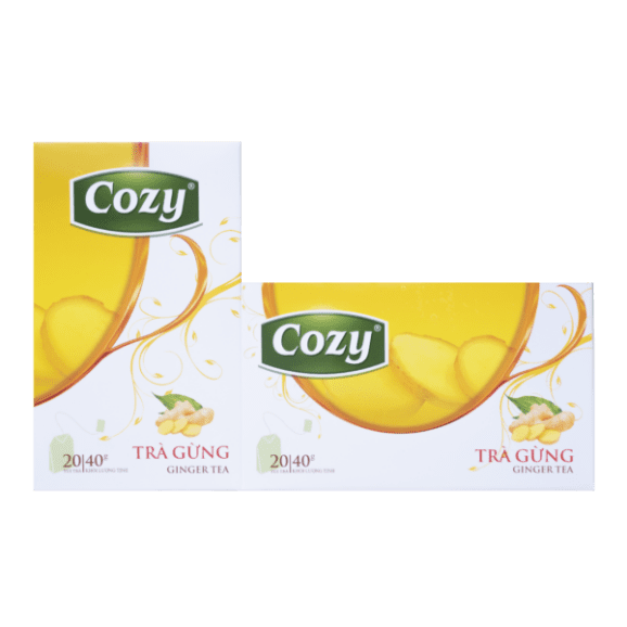 cozy trà gừng túi lọc