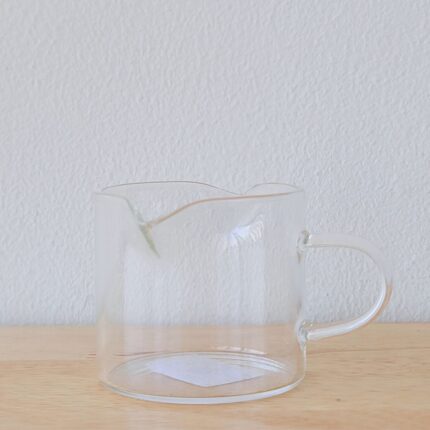 Ly Đong Thuỷ Tinh Có Quai Không Vạch (100ml)