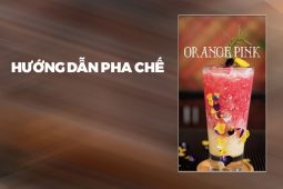 Hướng dẫn pha chế Orange Pink