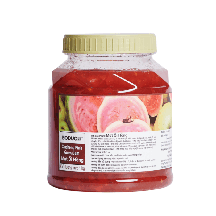 mut-oi-hong-boduo Mứt Ổi Hồng Boduo (1 kg)