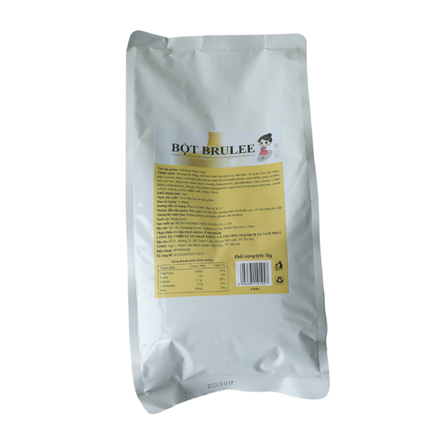 Bột Kem Trứng Nướng Brulee (1kg)