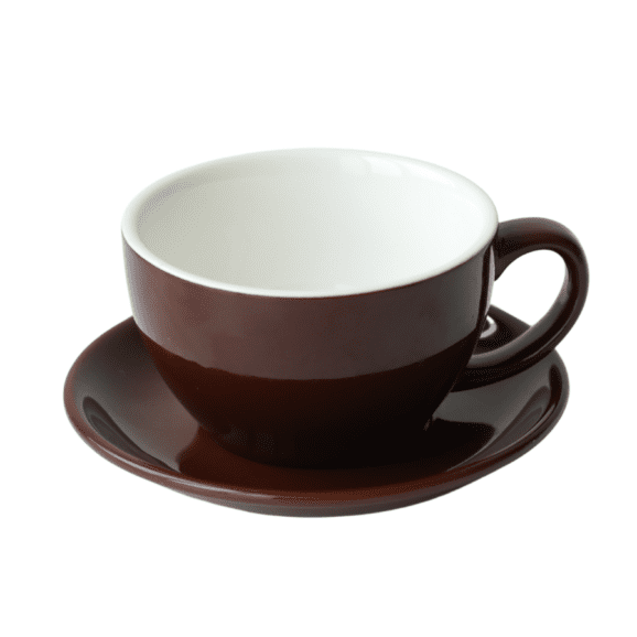 Ly Sứ Cà Phê WBC Coffee Cup Brown