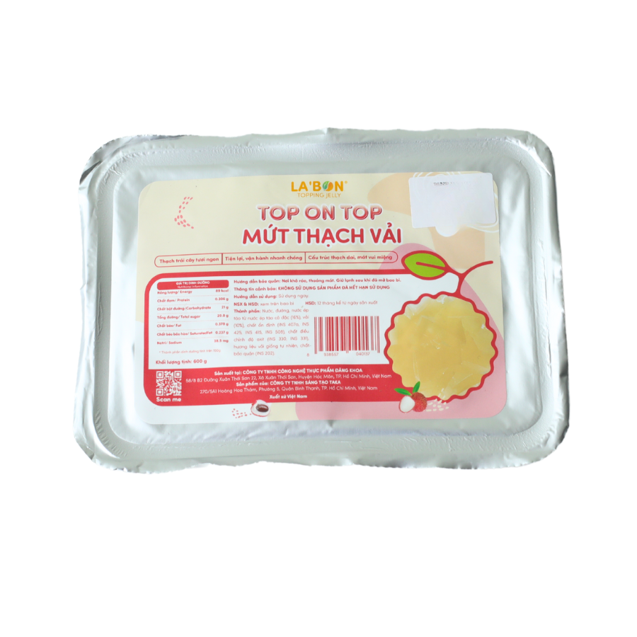 Topping Thạch Vải La'Bon (600g)