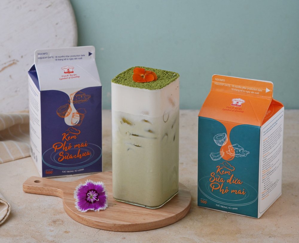 Hướng dẫn pha chế Matcha Yogurt Cheese Foam